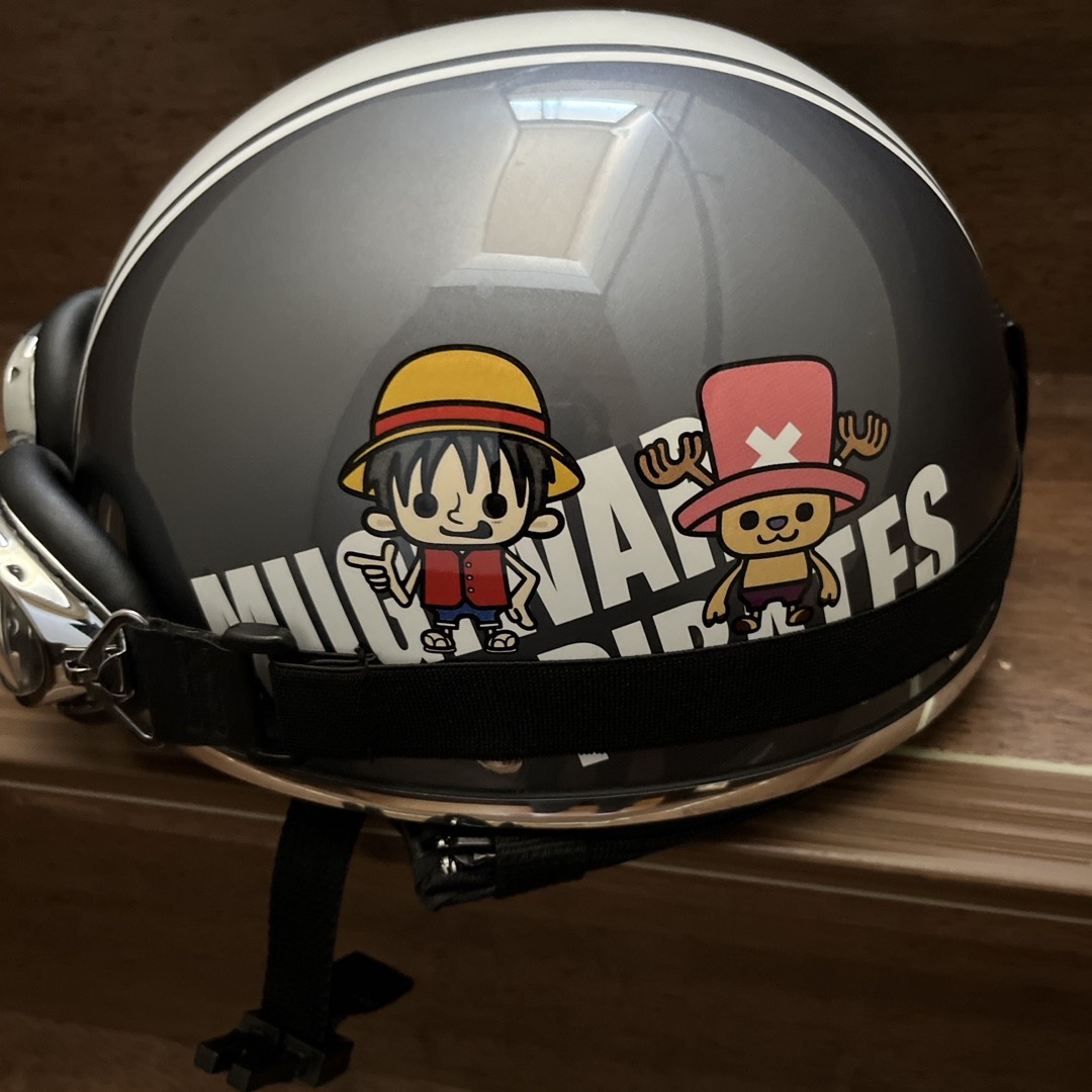 OGK(オージーケー)のOGK ゴーグル付 ONE PIECE ワンピース ハーフヘルメット  自動車/バイクのバイク(ヘルメット/シールド)の商品写真