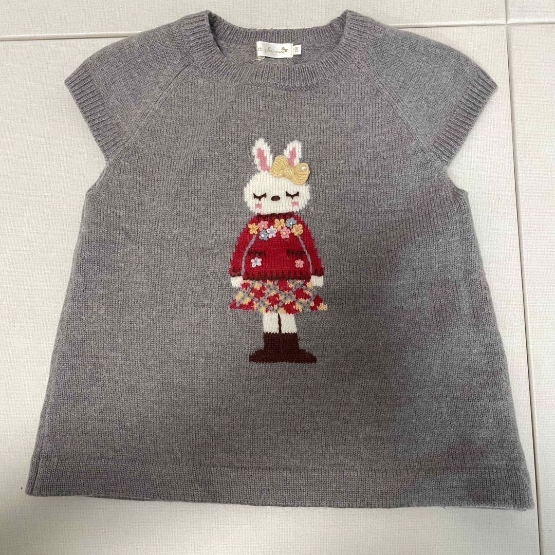 KP(ニットプランナー)の【中古】KP ニットベスト　120 キッズ/ベビー/マタニティのキッズ服女の子用(90cm~)(ニット)の商品写真