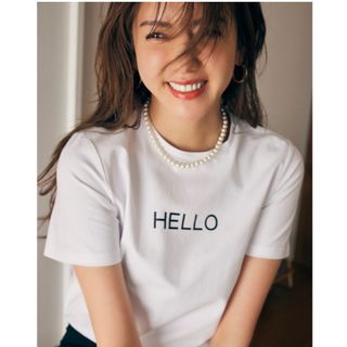 &.NOSTALGIA - &. NOSTALGIA  HELLOロゴTシャツ　美香さんコラボ