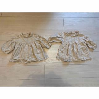 プティマイン(petit main)のpetit mainチュニック  80cm 2枚(ワンピース)