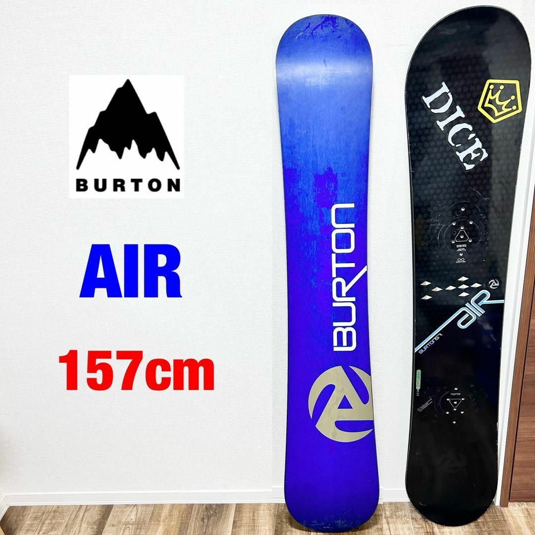 代引可 BURTON バートン スノーボード AIR 157cm