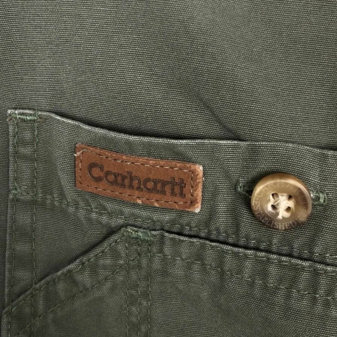 carhartt(カーハート)のカーハート 綿100% 長袖ボタンダウンシャツ ワンポイントロゴ オーバーサイズ メンズのトップス(シャツ)の商品写真