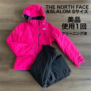 NORTH FACE レディース ピンク パンツM スノーボード クリーニング済