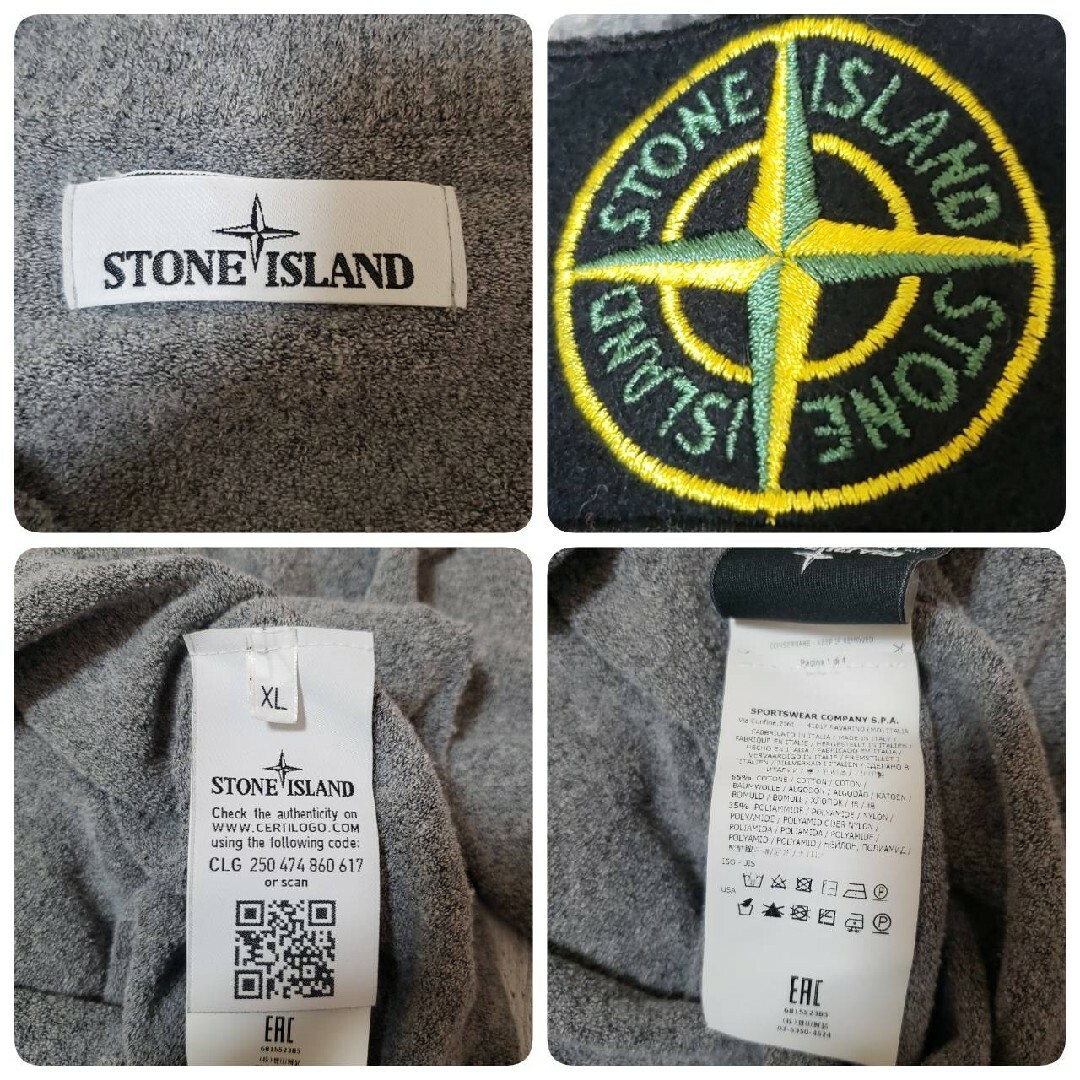 STONE ISLAND(ストーンアイランド)のイタリア製　stoneisland ストーンアイランド　スウェットニット　腕章 メンズのトップス(ニット/セーター)の商品写真