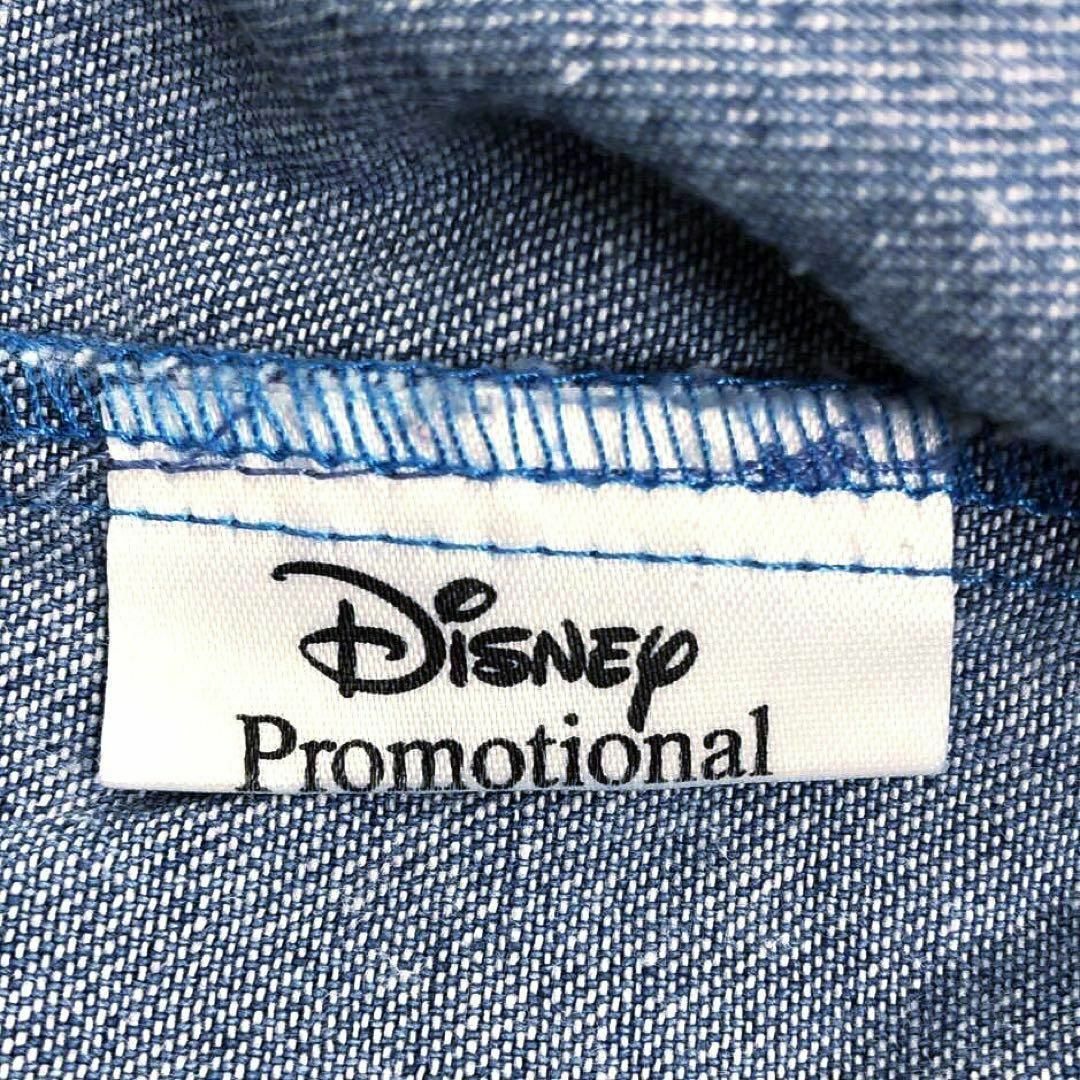Disney(ディズニー)のディズニー ミッキーマウス 長袖デニムシャツ 刺繡ワンポイント オーバーサイズ メンズのトップス(シャツ)の商品写真