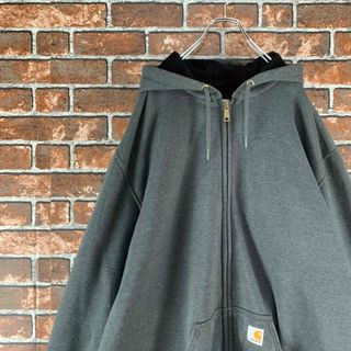 カーハート(carhartt)の【即完売】カーハート　ビッグサイズ　2XL　裏地メッシュ　ジップアップ　パーカー(パーカー)