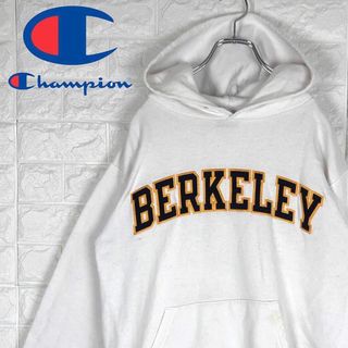 チャンピオン(Champion)のチャンピオン カレッジロゴ プルオーバーパーカー 刺繍ワンポイントロゴ ゆるだぼ(パーカー)