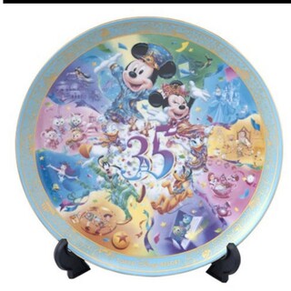 ディズニー 35周年 ピクチャープレート 皿(キャラクターグッズ)