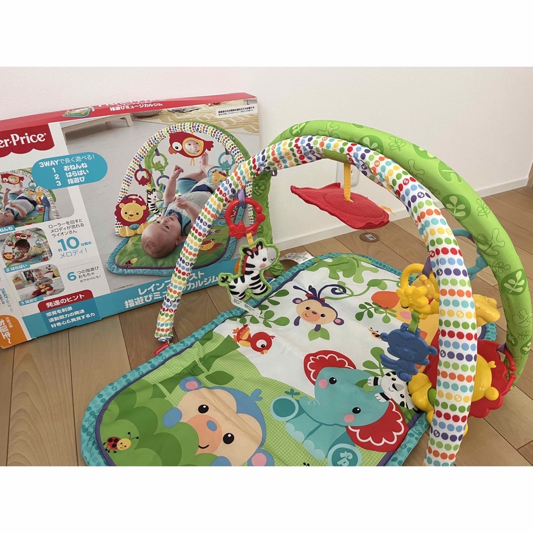 Fisher-Price(フィッシャープライス)の指遊びミュージカルジム キッズ/ベビー/マタニティのおもちゃ(ベビージム)の商品写真