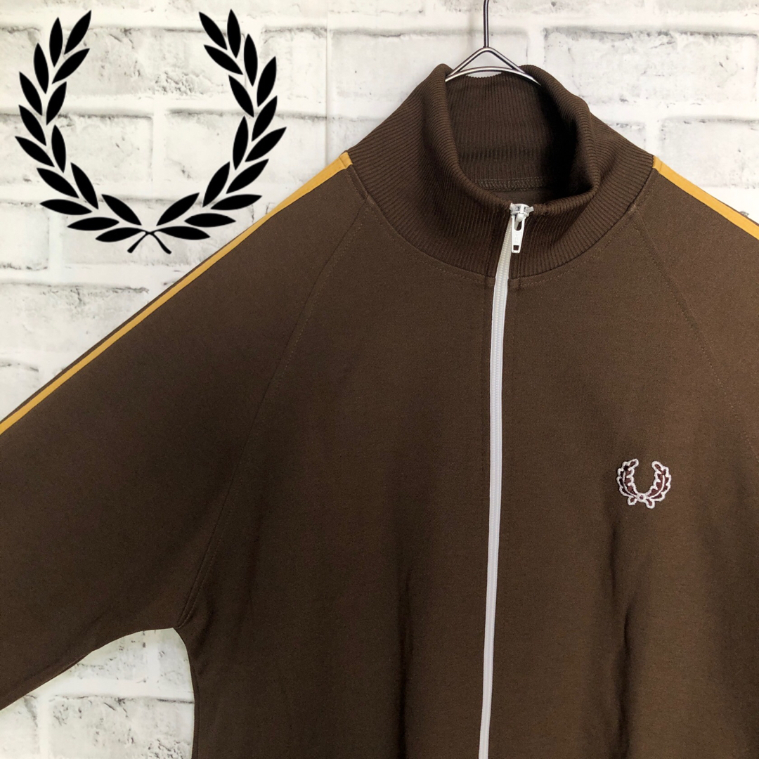 【超希少】フレッドペリー ライトブラウントラックジャケット FRED PERRY