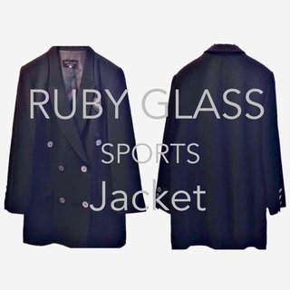 ジャケット ブラック RUBY GLASS SPORTS ルビーグラススポーツ(その他)