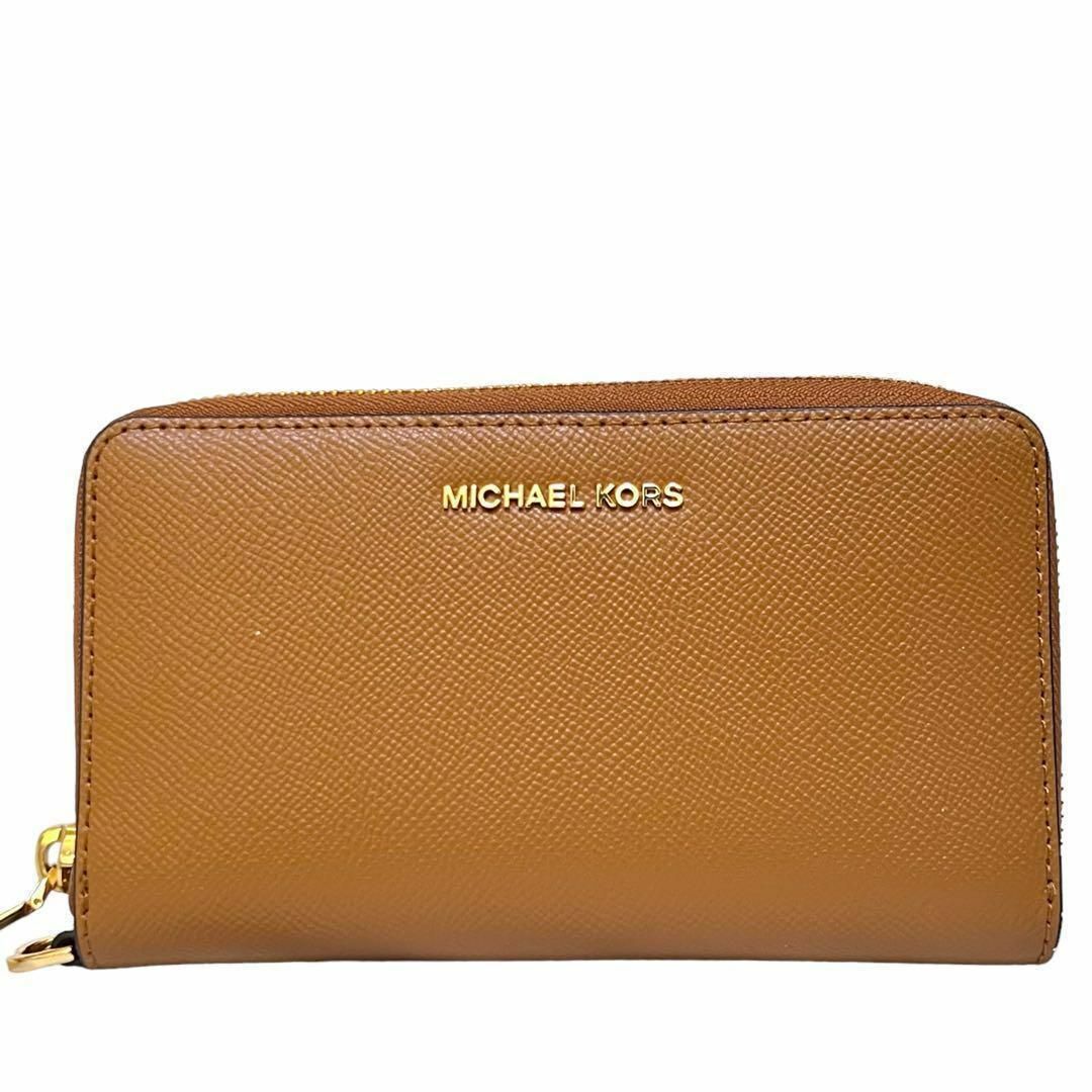 Michael Kors - 極美品 マイケルコース 長財布 ラウンドジップ レザー