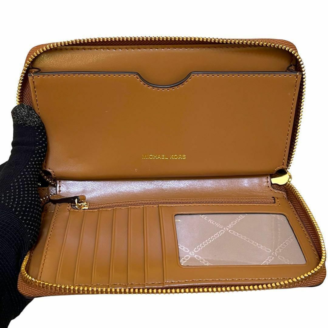 Michael Kors - 極美品 マイケルコース 長財布 ラウンドジップ レザー