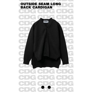 コムデギャルソン(COMME des GARCONS)のCDG サイドスリットカーディガン(カーディガン)