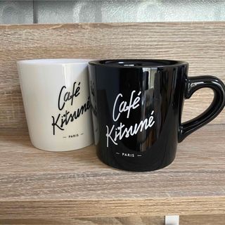 メゾンキツネ(MAISON KITSUNE')のcafe kitsune  ペアマグカップ(グラス/カップ)