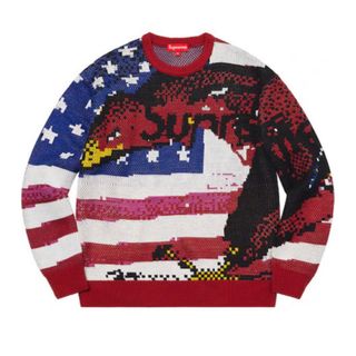 シュプリーム(Supreme)のSupreme Digital Flag Sweater セーターニット(ニット/セーター)