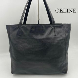 セリーヌ CELINE フィービー期 ホリゾンタルカバ トートバッグ 黒茶A4可-