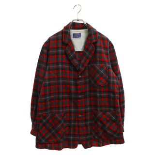 ペンドルトン(PENDLETON)のPENDLETON ペンドルトン 50's Wool Tailored Jacket チェック柄 ウール テーラードジャケット レッド(テーラードジャケット)