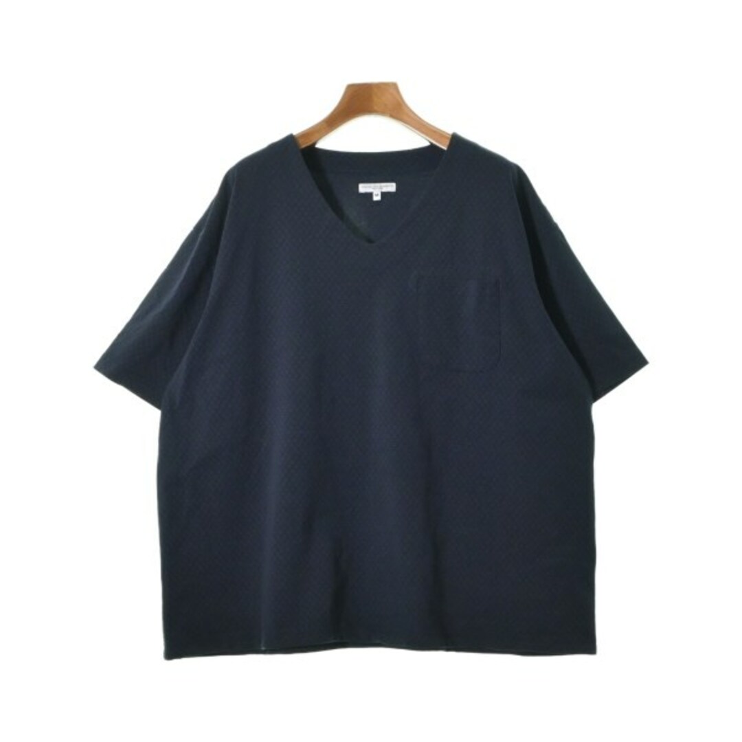 Engineered Garments カジュアルシャツ M 紺(総柄)あり外ポケット1透け感