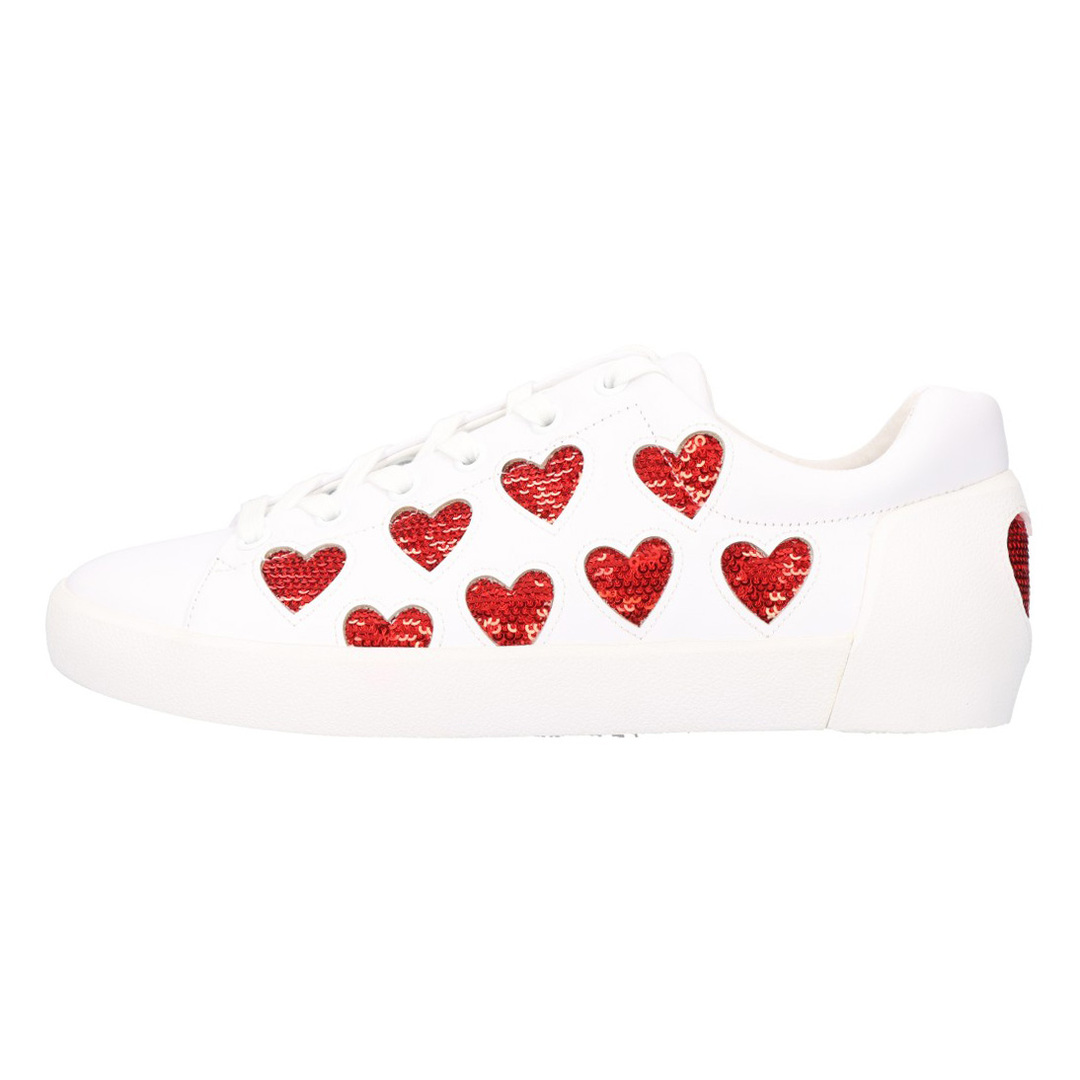 ASH(アッシュ)のASH アッシュ Heart glitter lowcut sneakers ハートラメローカットスニーカー ホワイト レディースの靴/シューズ(スニーカー)の商品写真
