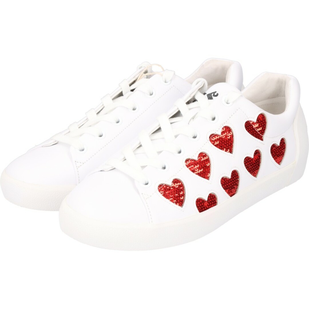 ASH(アッシュ)のASH アッシュ Heart glitter lowcut sneakers ハートラメローカットスニーカー ホワイト レディースの靴/シューズ(スニーカー)の商品写真