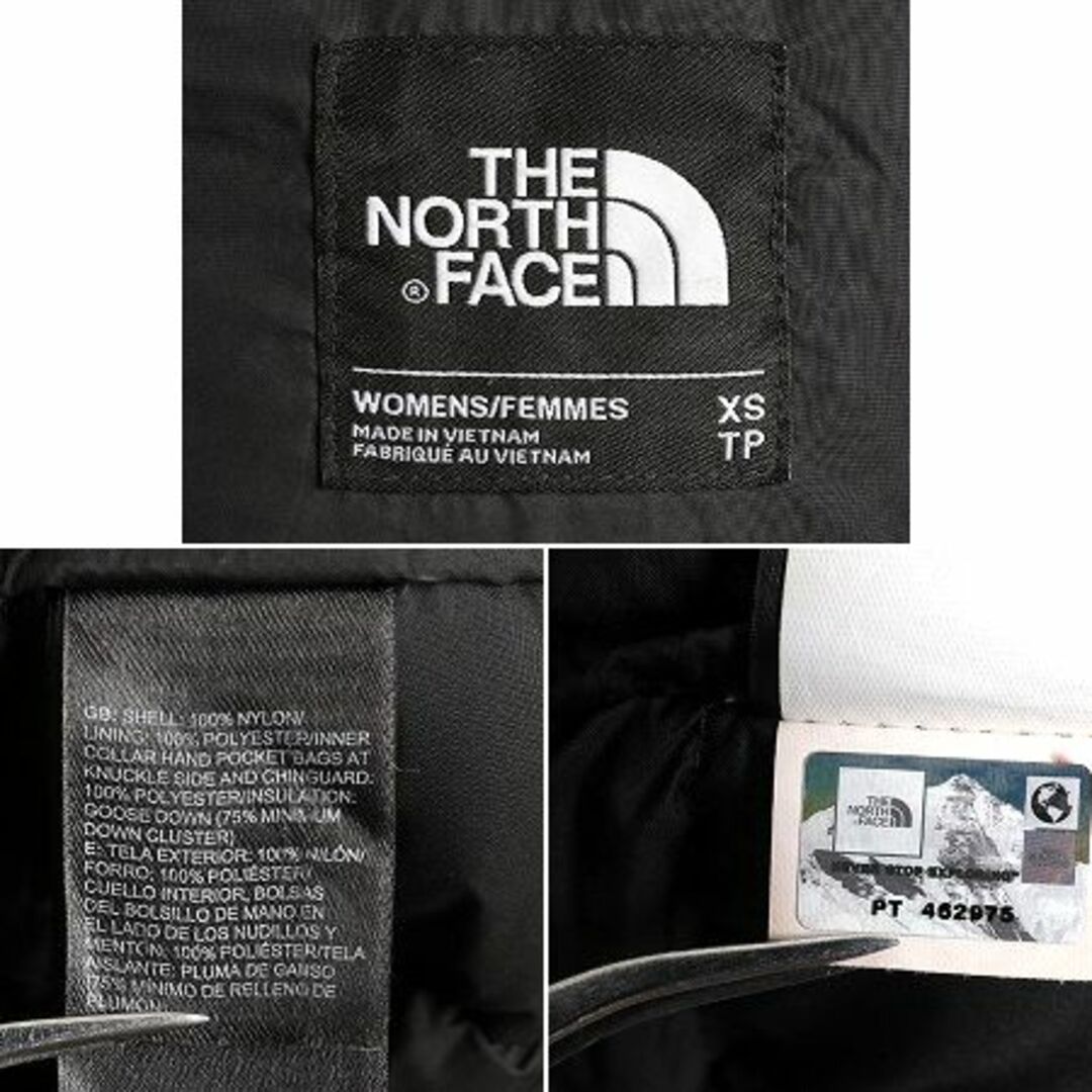 THE NORTH FACE(ザノースフェイス)のノースフェイス ロング ダウンコート レディース XS ジャケット パーカー 黒 レディースのジャケット/アウター(ダウンコート)の商品写真