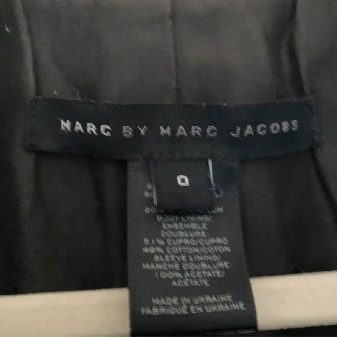 MARC BY MARC JACOBS(マークバイマークジェイコブス)のマークバイマークジェイコブス　ウール混ピーコート　アウター　ジャケット レディースのジャケット/アウター(ピーコート)の商品写真