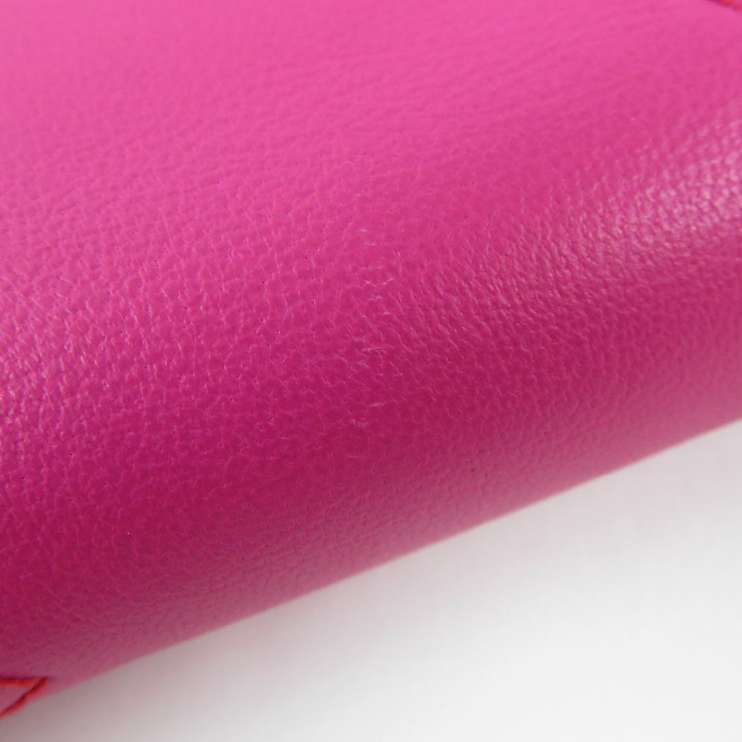 Bottega Veneta(ボッテガヴェネタ)のボッテガヴェネタ バタフライ 刺繍 二つ折り財布 レザー ピンク レディースのファッション小物(財布)の商品写真
