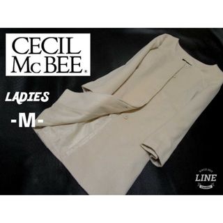 セシルマクビー(CECIL McBEE)のレディースM◇CECIL MC BEE◇ノーカラーコート(ロングコート)