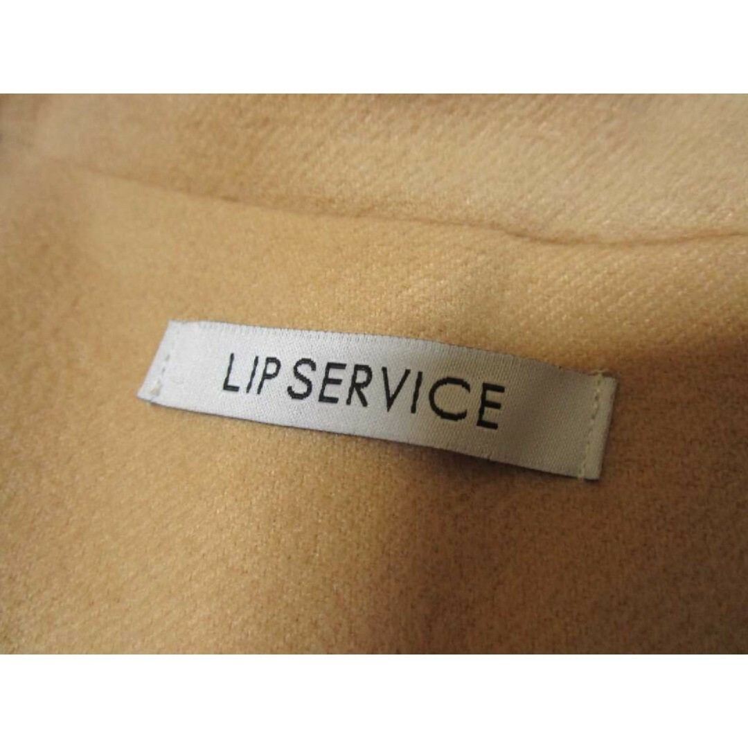 LIP SERVICE(リップサービス)の美品レディースM◇LIP SERVICE◇襟大きめデザインコート レディースのジャケット/アウター(ロングコート)の商品写真