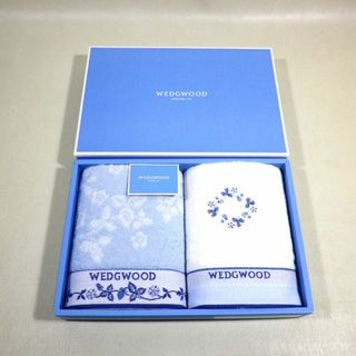 ウェッジウッド(WEDGWOOD)の新品 WEDGWOOD ウェッジウッド 上質フェイスタオル2枚 英国(タオル/バス用品)