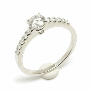 ミキモト(MIKIMOTO)のミキモト ダイヤモンドリング PT950・ダイヤ0.40・0.12ct (リング(指輪))