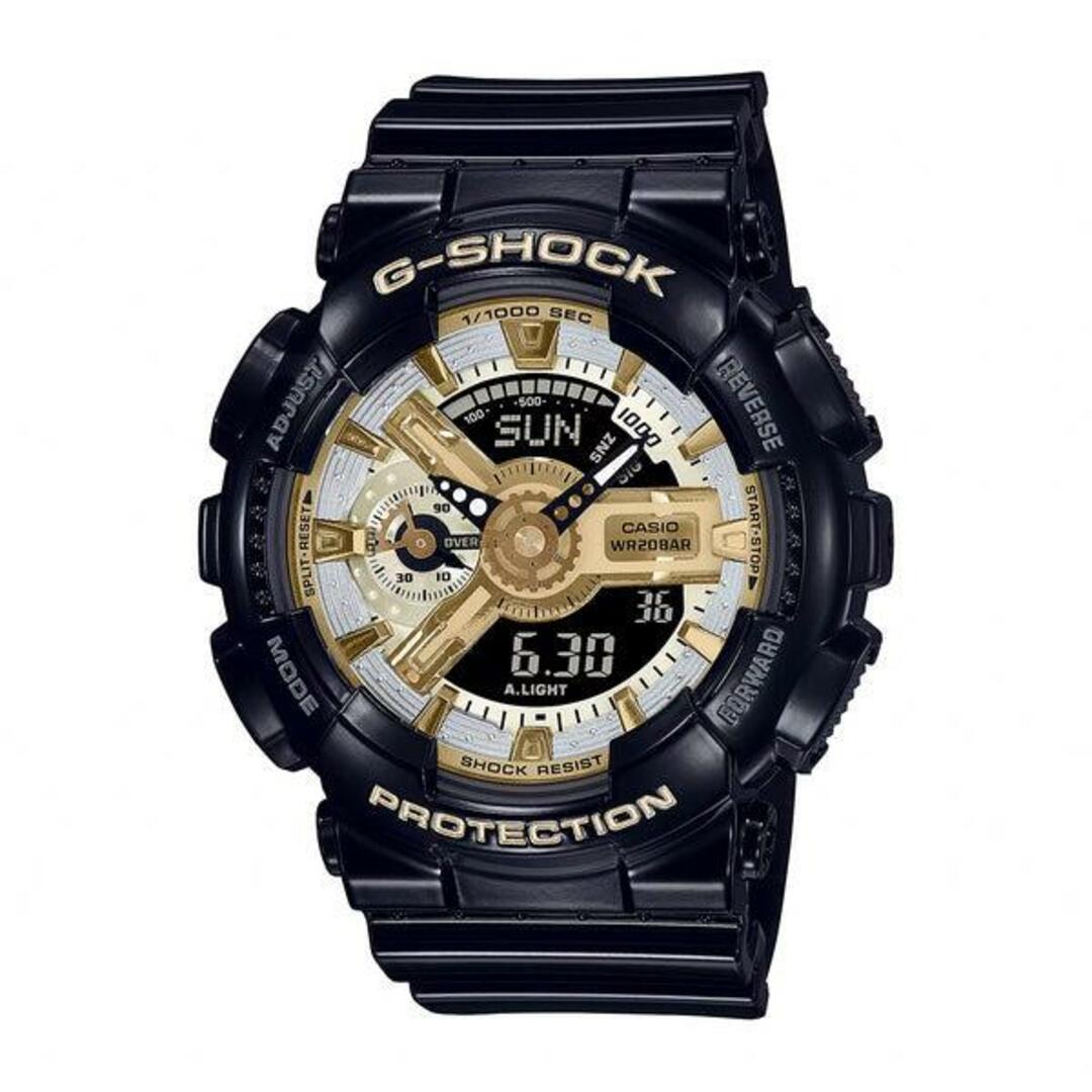 【並行輸入品】CASIO G-SHOCK カシオ Gショック GMA-S110GB-1A 腕時計 時計 ブランド メンズ レディース キッズ 子供 男の子 女の子 アナデジ 耐磁 日付 カレンダー 防水 ブラック 黒 ゴールド 金 シルバー 送料無料