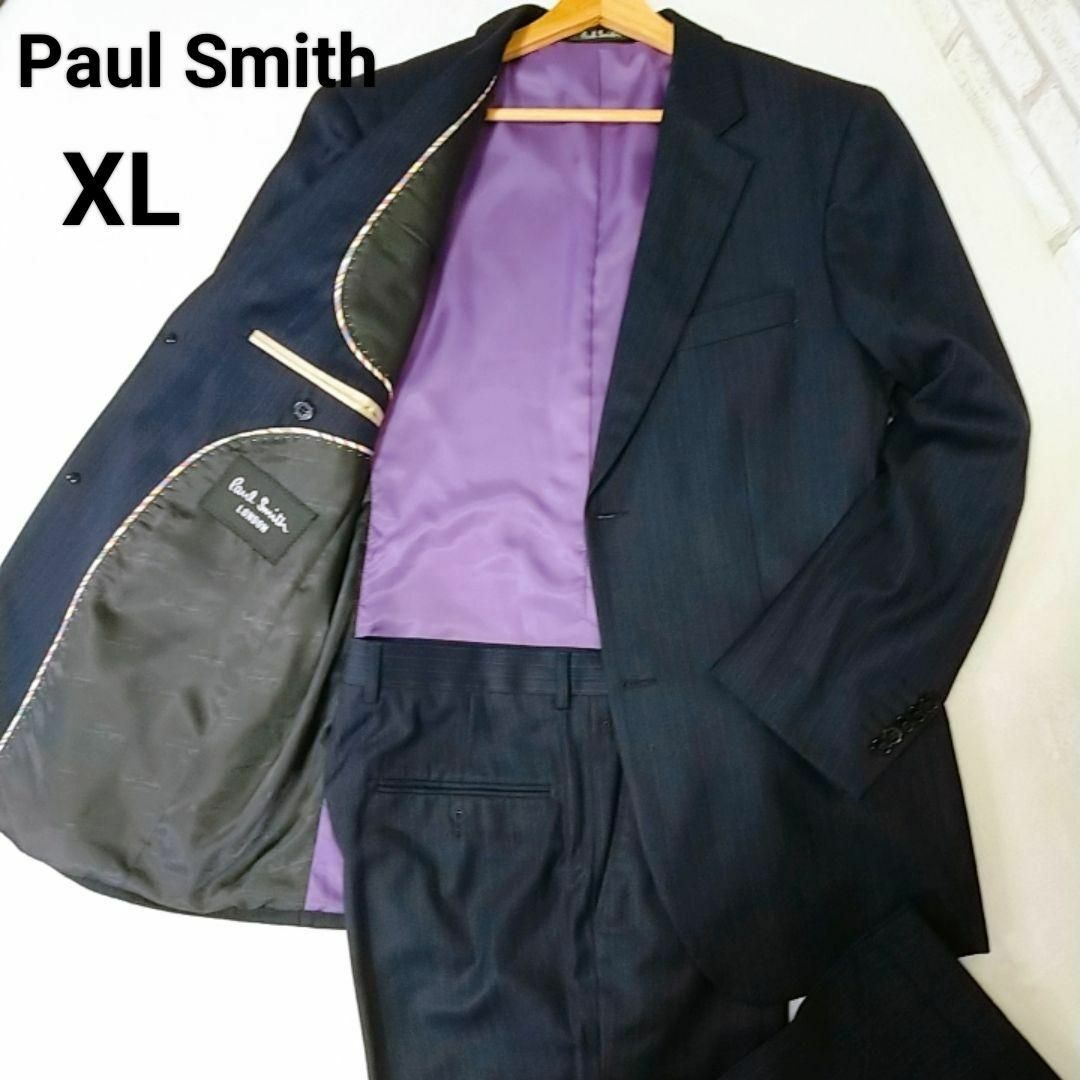 【美品】Paulsmith ポールスミス　スーツ　セットアップ　マルチストライプ