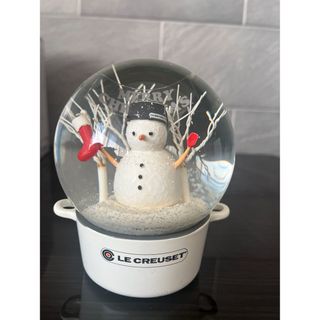 ルクルーゼ(LE CREUSET)の非売品！ル・クルーゼ　スノードーム　2017 クリスマス(ノベルティグッズ)