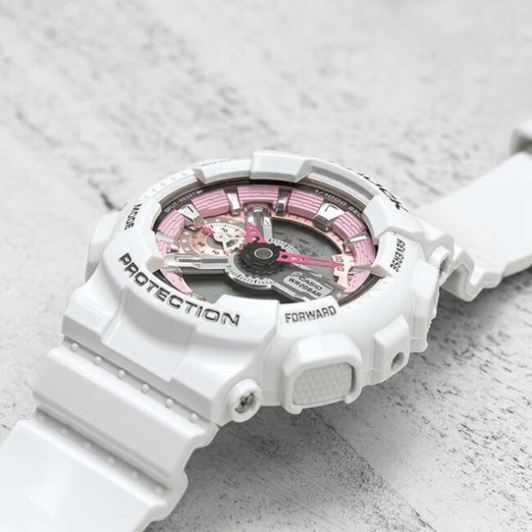 CASIO(カシオ)の【並行輸入品】【日本未発売】CASIO G-SHOCK カシオ Gショック Sシリーズ GMA-S110MP-7A 腕時計 時計 ブランド メンズ レディース キッズ 子供 男の子 女の子 アナデジ 日付 カレンダー 防水 ホワイト 白 ピンク 海外モデル 送料無料 メンズの時計(腕時計(アナログ))の商品写真