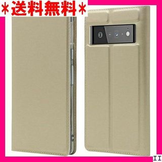 SN5 For Pixel 6 ケース 手帳型 Googl 択 ゴールド 371(モバイルケース/カバー)