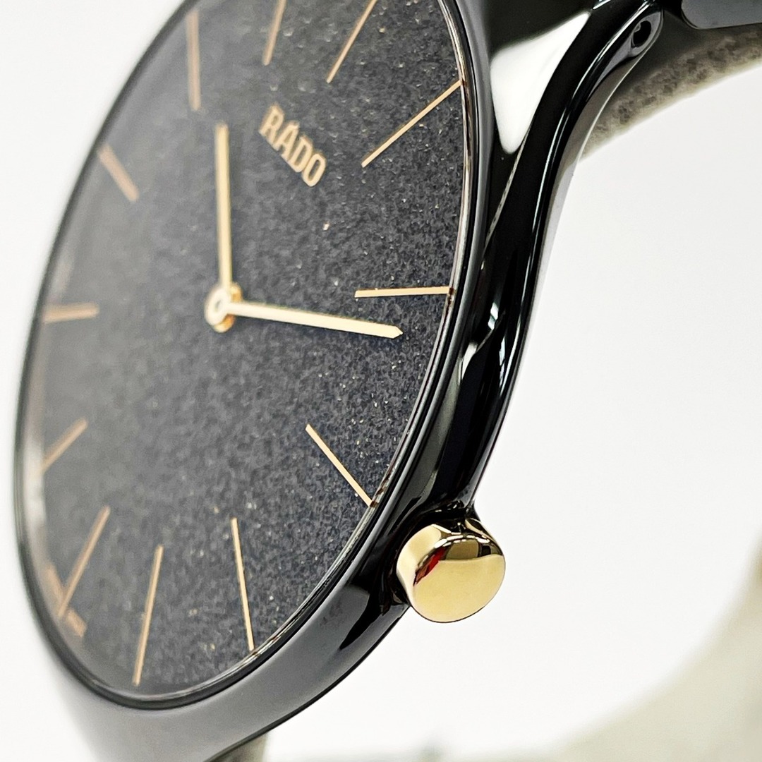 ガラス約１８ｍｍ×１８ｍｍラドー RADO レディース 3針 手巻き 腕時計 カレンダー 稼働品 箱