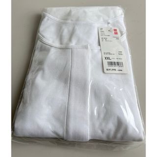 ユニクロ(UNIQLO)の★XXL★コットン前あきUネックTシャツ（8分袖）マジックテープ(その他)