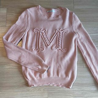 マックスマーラ(Max Mara)のMax Mara ロゴニット🩷ピンク(ニット/セーター)