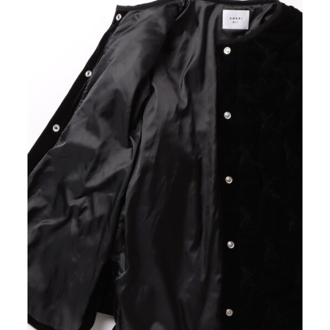 Ameri VINTAGE(アメリヴィンテージ)のVELOUR QUILTING BLOUSON レディースのジャケット/アウター(ブルゾン)の商品写真