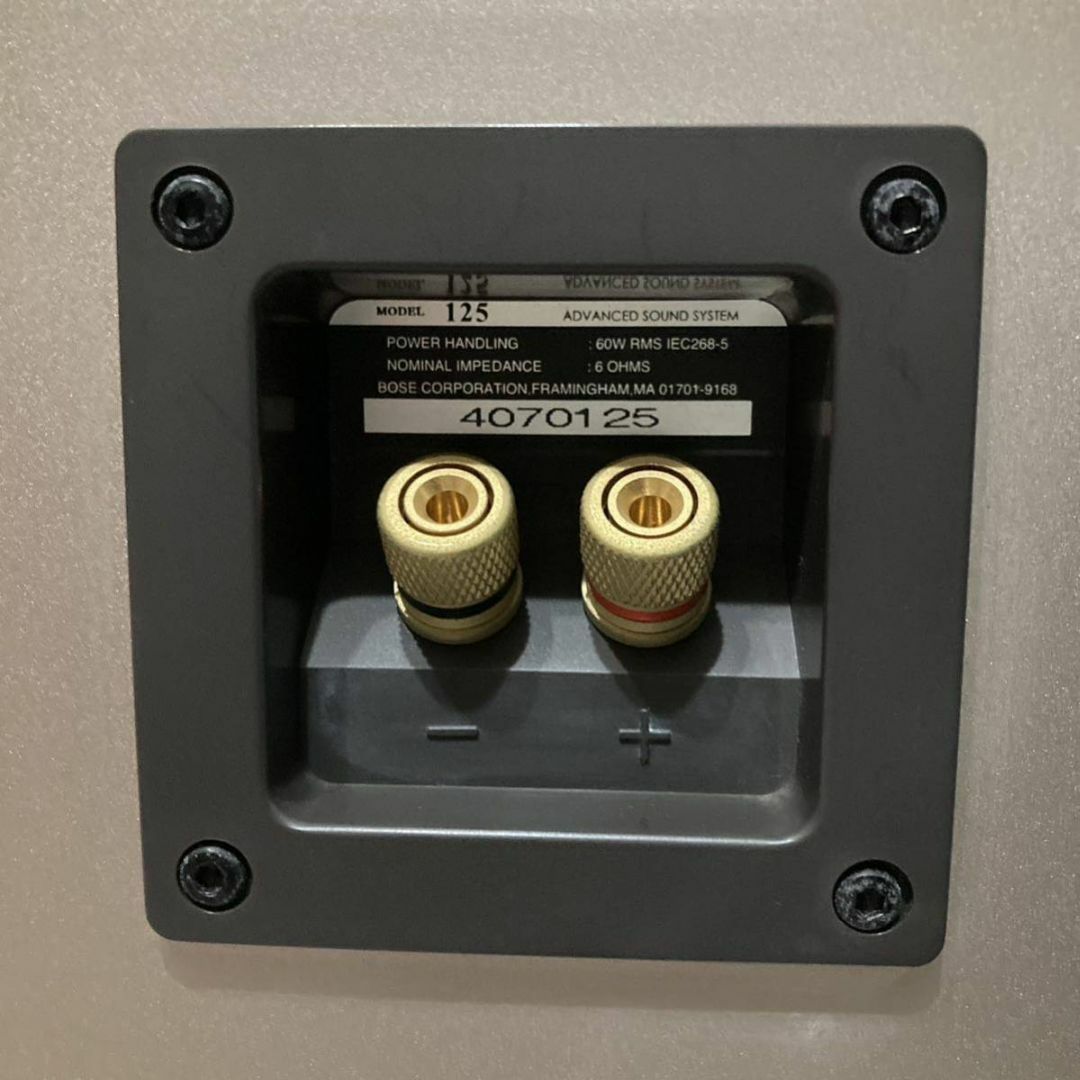 BOSE - 新同 FRスピーカー ボーズ 125 WestBorough ペアシリアル連番の
