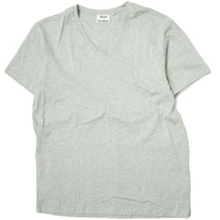 アクネストゥディオズ(Acne Studios)のAcne Studios アクネストゥディオズ ENIS VネックTシャツ S グレー 半袖 カットソー トップス【新古品】【中古】【Acne Studios】(Tシャツ/カットソー(半袖/袖なし))