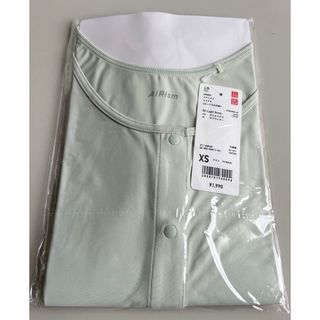 ユニクロ(UNIQLO)のXS★エアリズム★前開きシャツ★スナップボタン(その他)