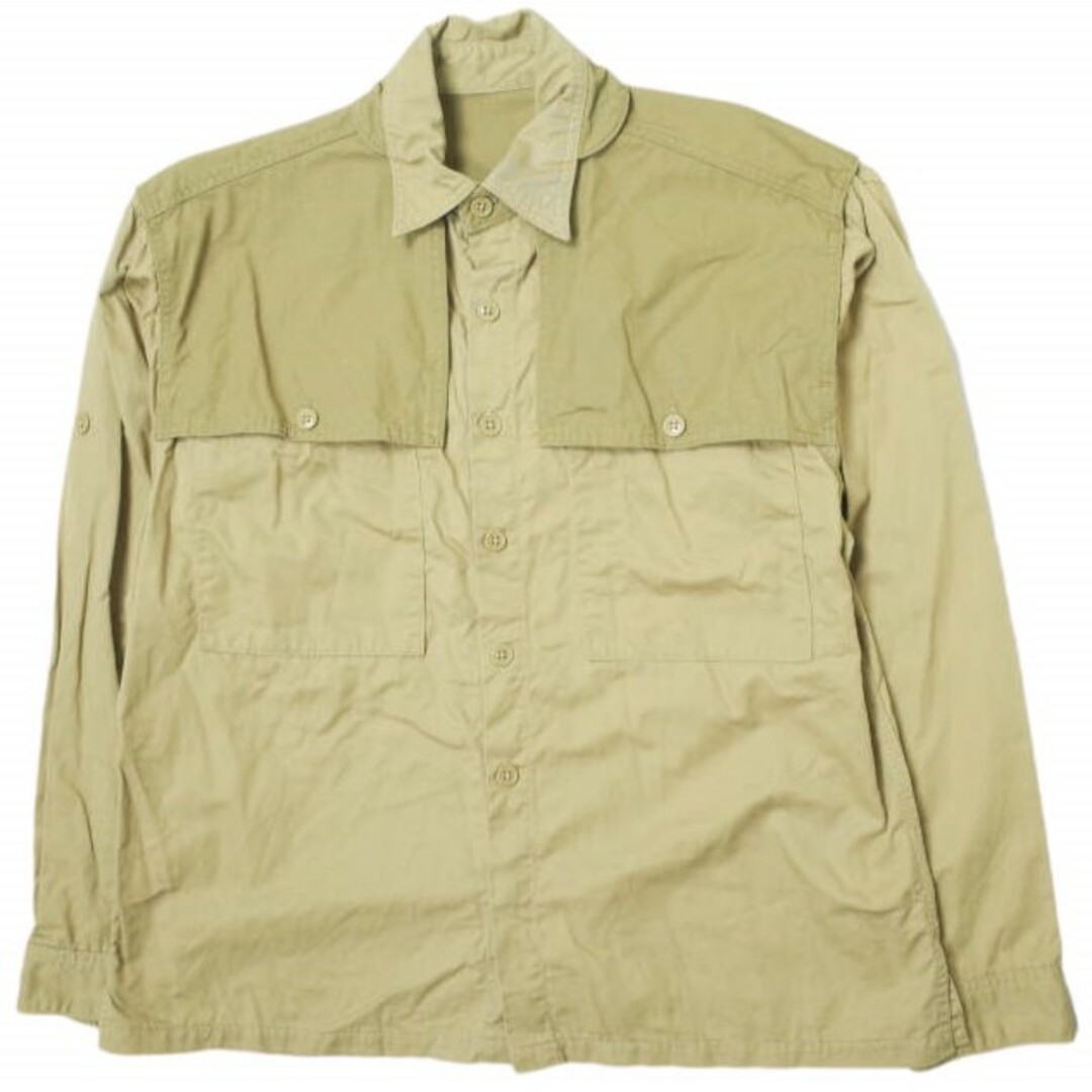 KENNETH FIELD ケネスフィールド FIELD SHIRTS フィールドシャツ M ベージュ 長袖 OUTFITTERS トップス【中古】【KENNETH FIELD】 メンズのトップス(シャツ)の商品写真