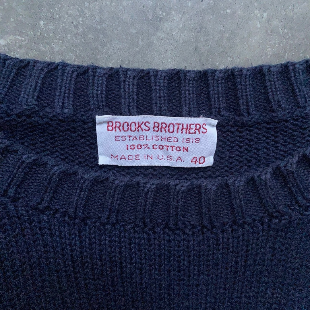 Brooks Brothers - 90s ブルックスブラザーズ コットンニット