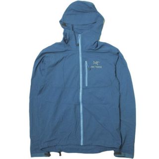 アークテリクス(ARC'TERYX)のARC'TERYX アークテリクス Squamish Hoody スコーミッシュフーディ 13647 S ターコイズブルー シェル ナイロンブルゾン マウンテンパーカー アウター【中古】【ARC'TERYX】(マウンテンパーカー)