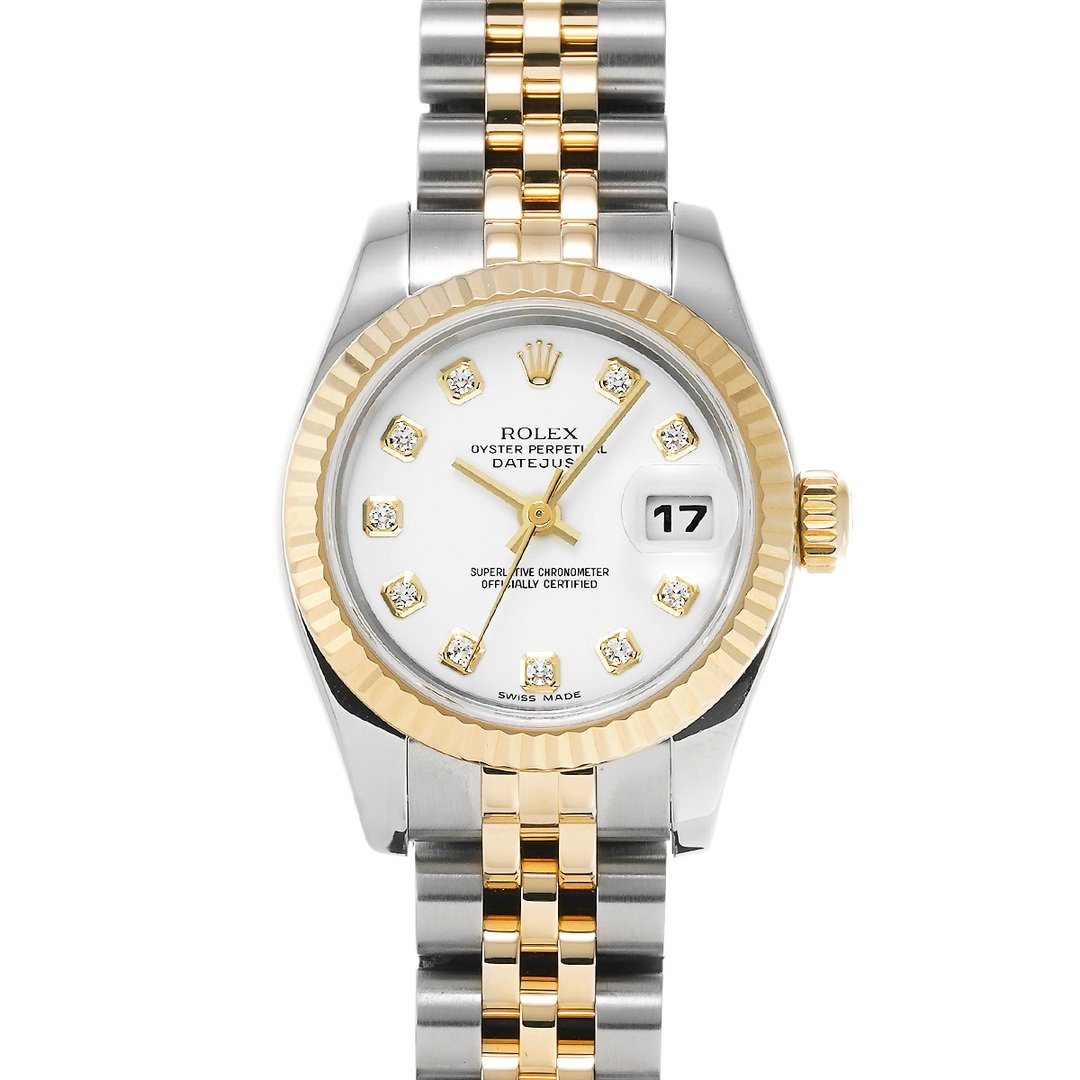ROLEX(ロレックス)の中古 ロレックス ROLEX 179173G D番(2005年頃製造) ホワイト /ダイヤモンド レディース 腕時計 レディースのファッション小物(腕時計)の商品写真