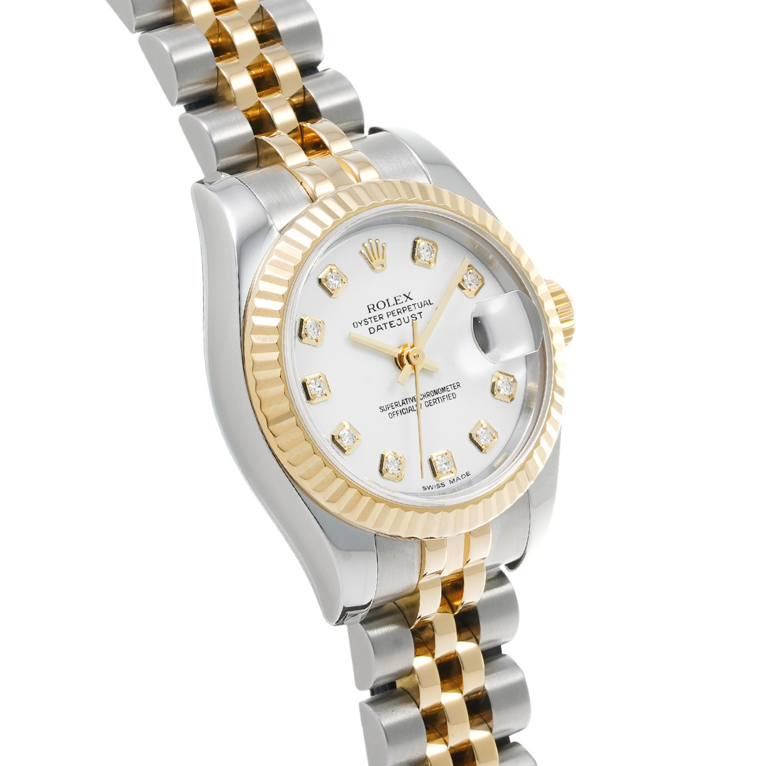 ROLEX(ロレックス)の中古 ロレックス ROLEX 179173G D番(2005年頃製造) ホワイト /ダイヤモンド レディース 腕時計 レディースのファッション小物(腕時計)の商品写真