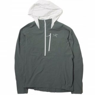 アークテリクス(ARC'TERYX)のARC'TERYX アークテリクス PSIPHON SL PULLOVER サイフォン ソフトシェルハーフジッププルオーバー 15531 S グレー シェル アノラック マウンテンパーカー アウター【中古】【ARC'TERYX】(マウンテンパーカー)